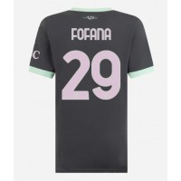 Dres AC Milan Youssouf Fofana #29 Tretina pre Ženy 2024-25 Krátky Rukáv